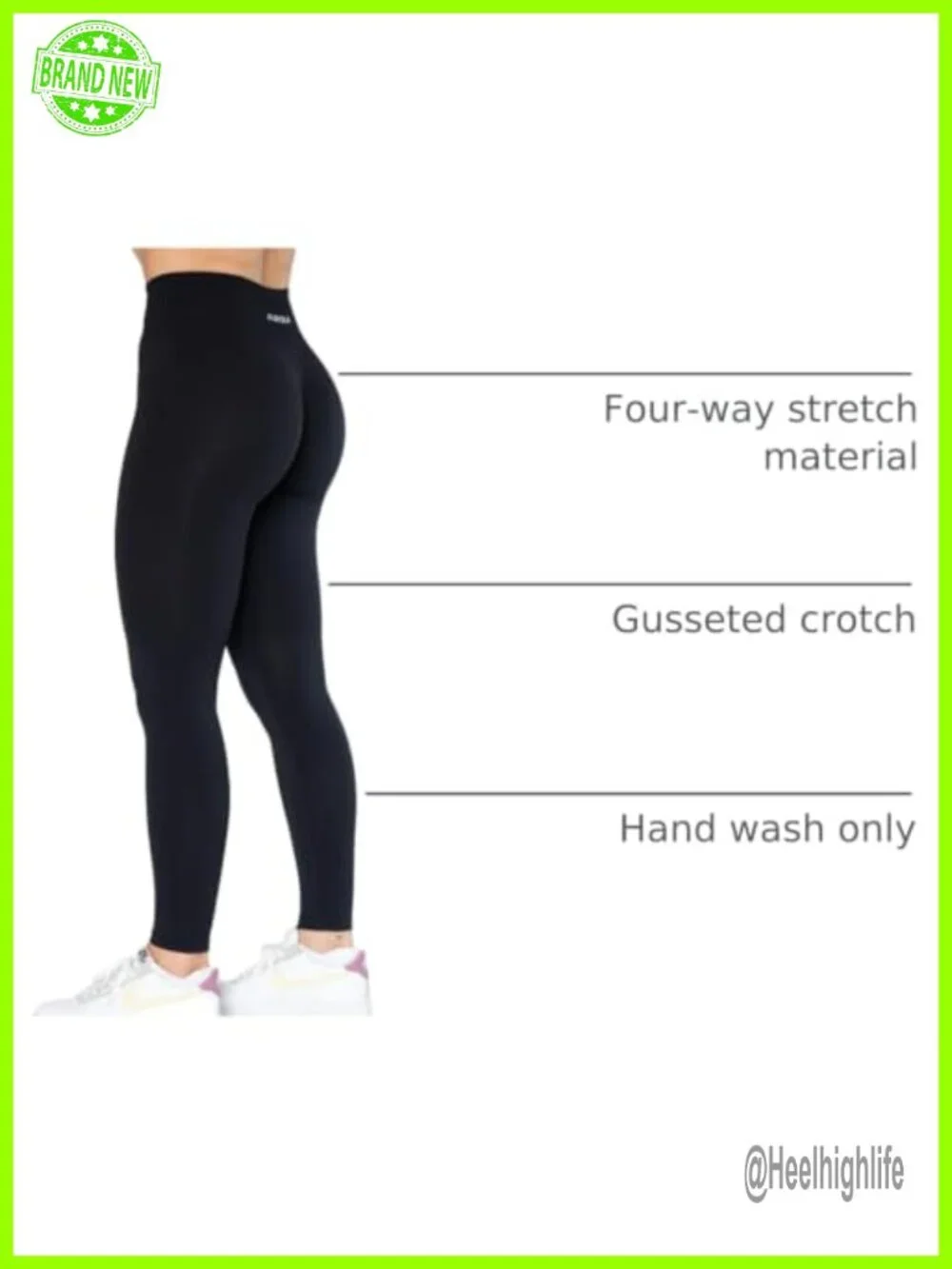 High Waist Seamless Scrunch Leggings for Women 25